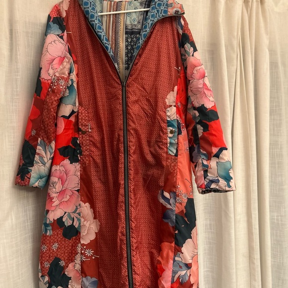 Johnny Was long reversible cozy puff coat♥️ - Picture 4 of 11